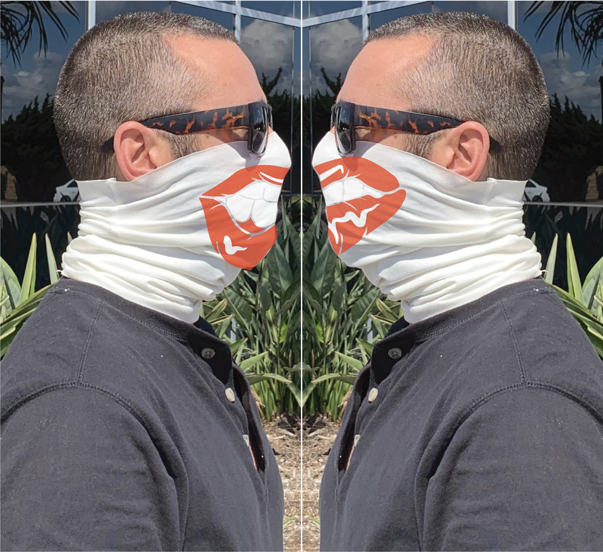 Bandit Mask- Biting Lip โ Tailgate Printing